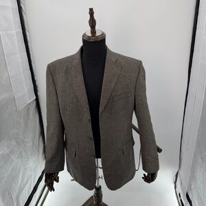 Haggar Men's Textured Brown Blazer